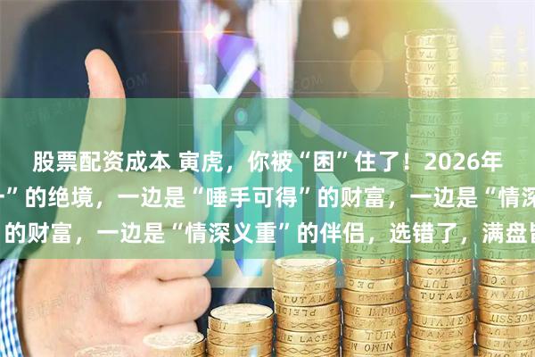 股票配资成本 寅虎，你被“困”住了！2026年，你将面临一个“二选一”的绝境，一边是“唾手可得”的财富，一边是“情深义重”的伴侣，选错了，满盘皆输